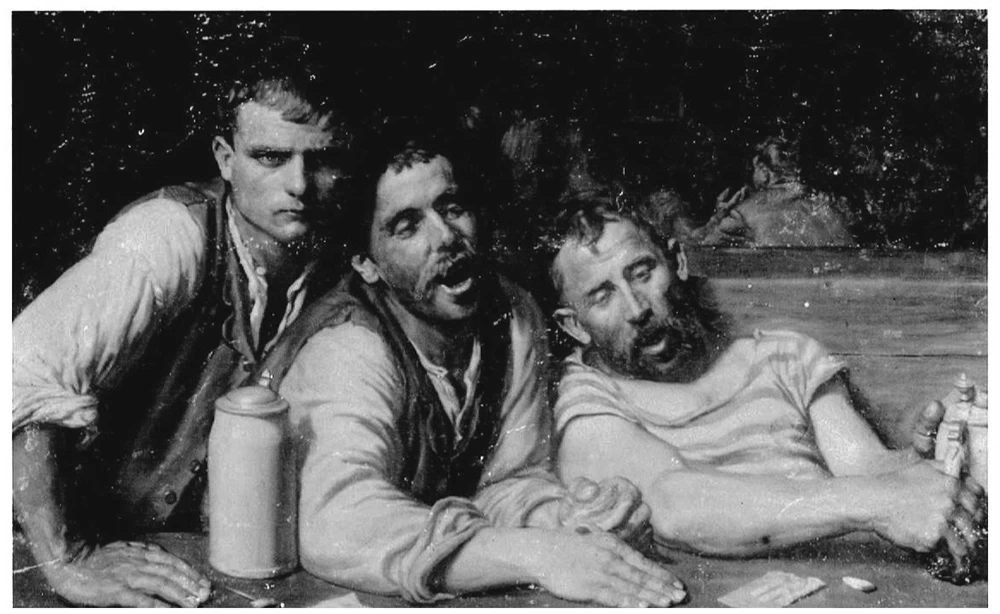 Al pub, Tre bevitori